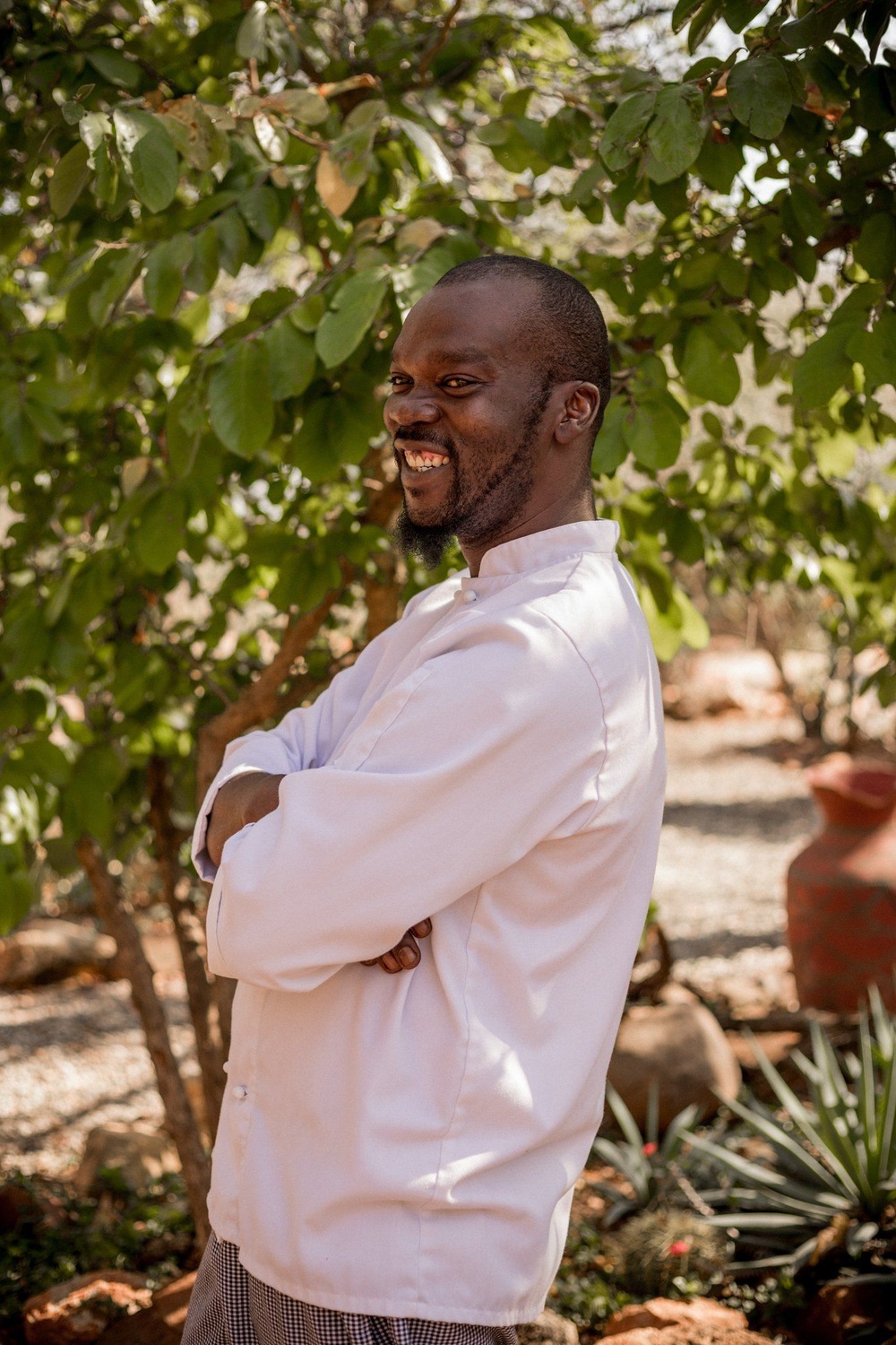 Chef Pitso, head chef at Sausage Tree Safari Camp since 2012