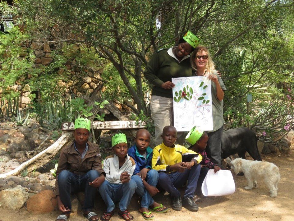 Daktari Bush School children visiting on a conservation day