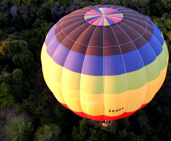 Hot air balloon ride