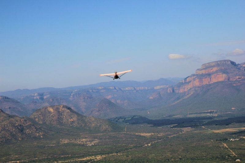 Microlight flight