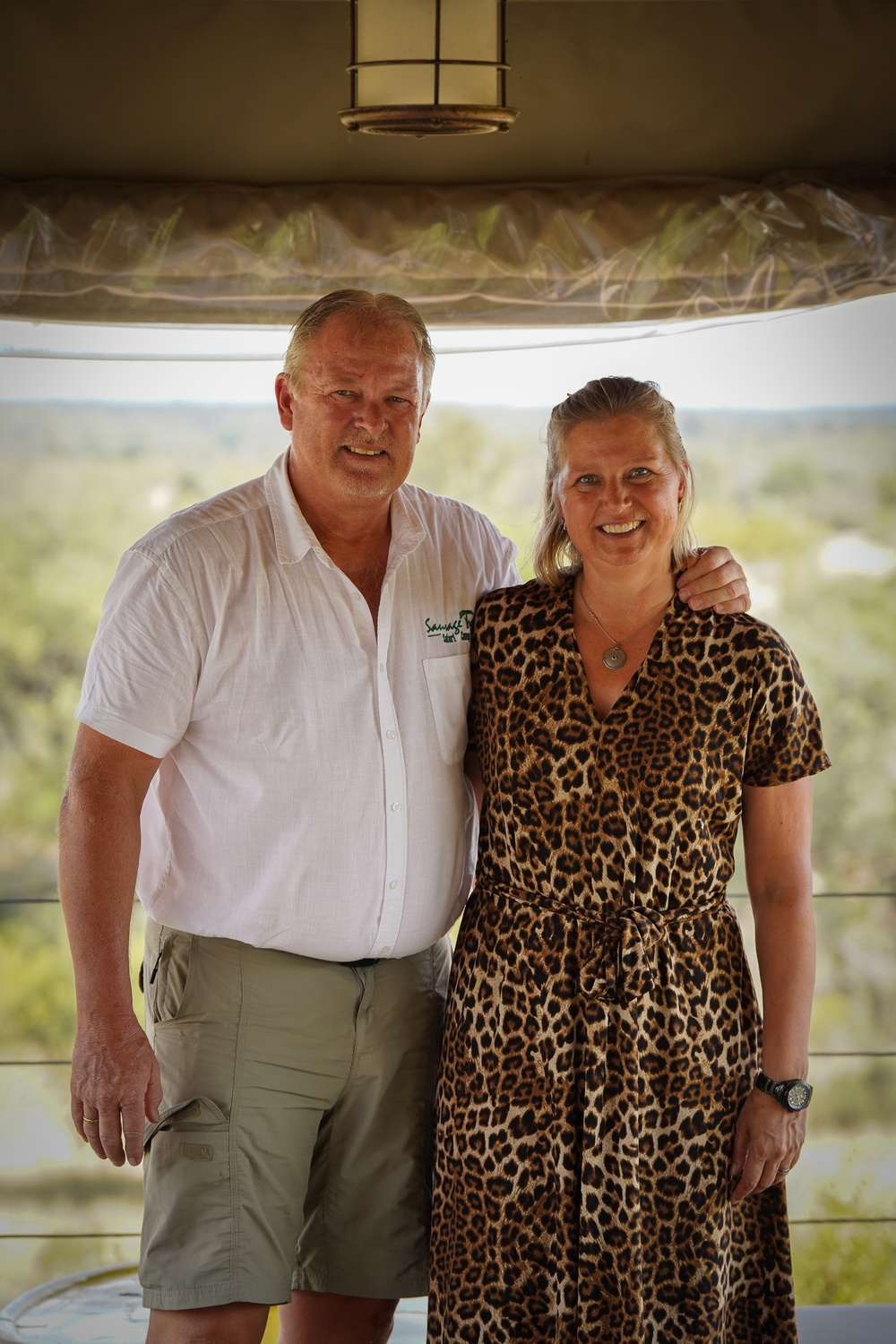 Deon and Tamara van der Ploeg, co-owners of Sausage Tree Safari Camp
